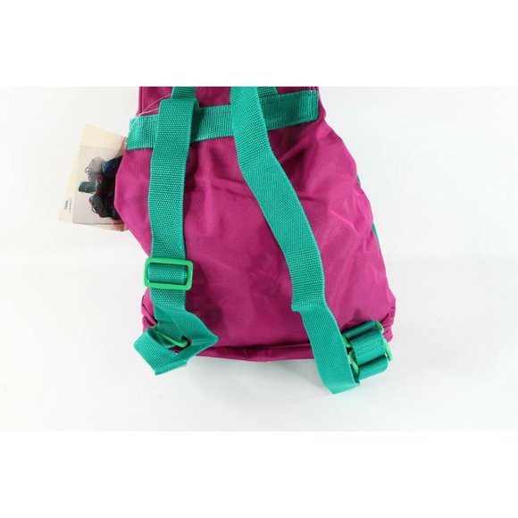 NOS Vintage 90s Samsonite Sammies Spell Out Striped Top Loader Backpack Book Bag main image 6